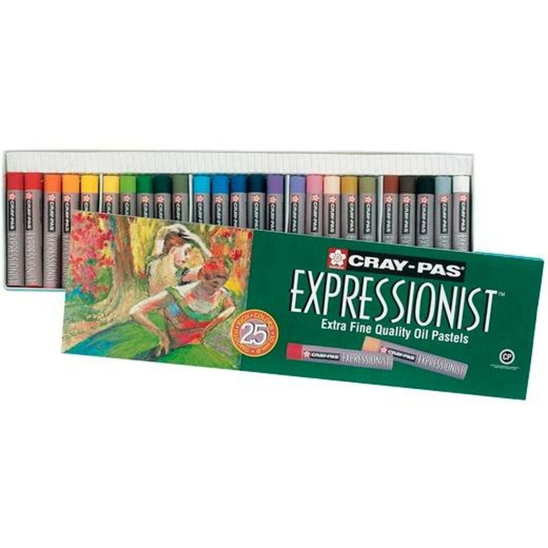 Set of soft pastel chalks Talens Sakura CRAY-PAS EXPRESSIONIST 25 Dalys Spalvotas