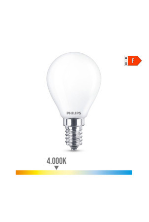 LED lemputė Philips F 40 W 4,3 W E14 470 lm 4,5 x 8,2 cm (4000 K)