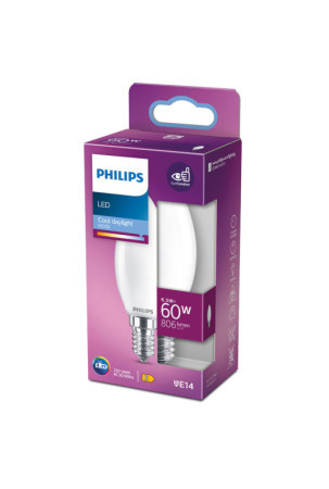 LED lemputė Philips Žvakė E 6,5 W E14 806 lm 3,5 x 9,7 cm (6500 K)