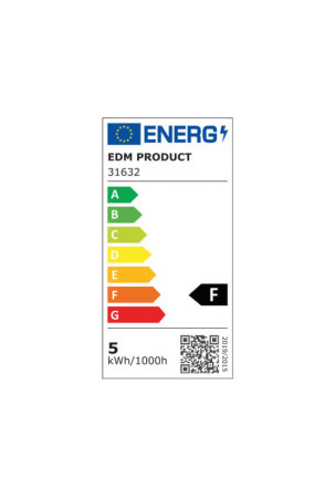 Įmontuotas prožektorius EDM Downlight 5 W 380 lm (4000 K)