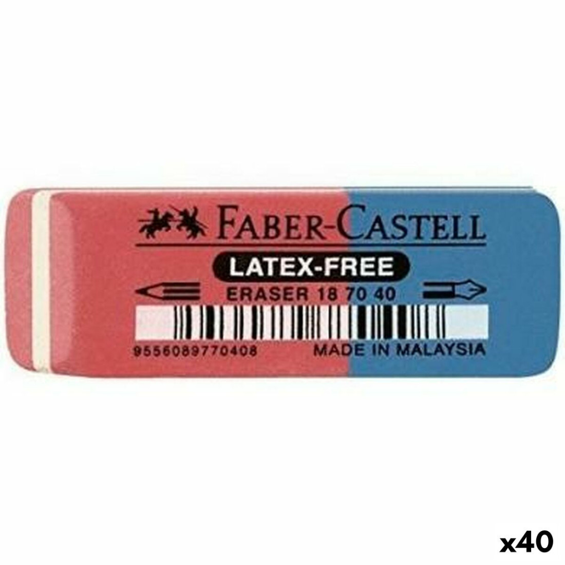 Trintukas Faber-Castell Mėlyna Raudona (40 vnt.)