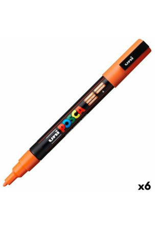 Markeris POSCA PC-3M Oranžinė (6 vnt.)