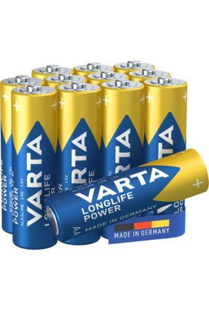 Šarminės baterijos Varta Longlife Power AA 1,5 V (12 vnt.)