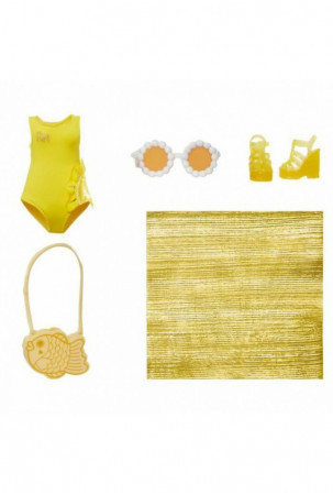 Kūdikio lėlė Rainbow High Swim & Style Sunny (Yellow)