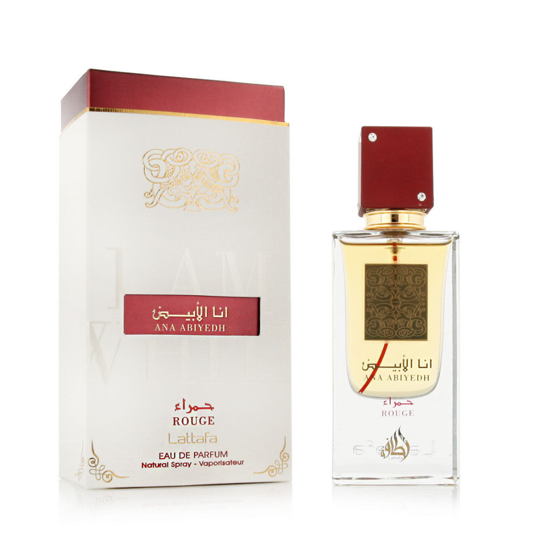 Unisex kvepalai Lattafa EDP Ana Abiyedh Rouge 60 ml