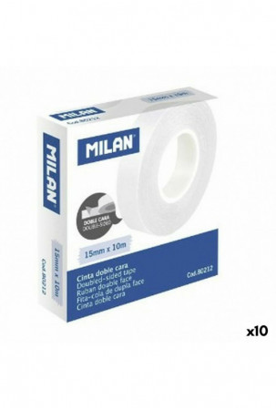 Dvipusė juosta Milan 15 mm 10 m Skaidrus (10 vnt.)