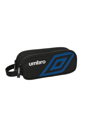 Dvigubas penalas Umbro Flash Juoda 21 x 8 x 6 cm