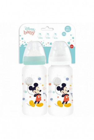 Kūdikių buteliukų rinkinys ThermoBaby Mickey 360 ml