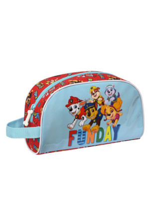 Mokyklinis higienos reikmenų krepšys The Paw Patrol Funday Mėlyna Raudona 26 x 16 x 9 cm