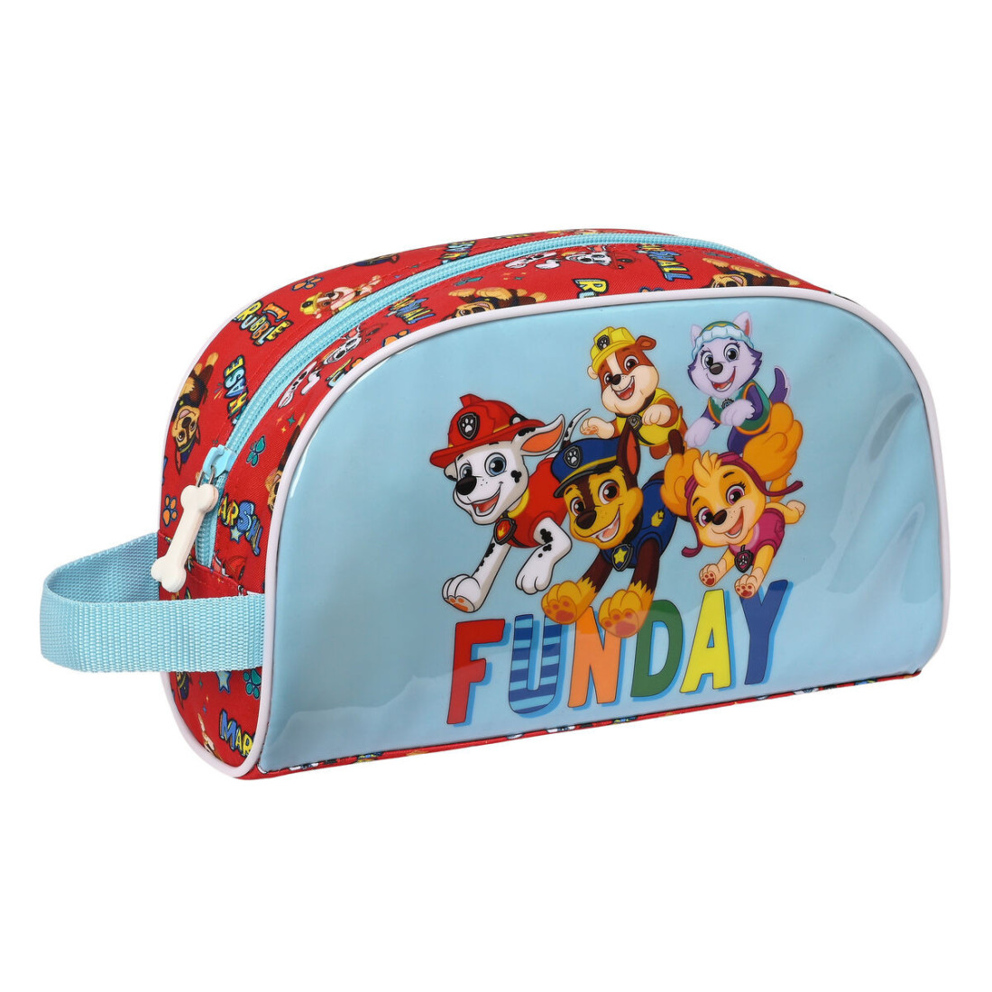 Mokyklinis higienos reikmenų krepšys The Paw Patrol Funday Mėlyna Raudona 26 x 16 x 9 cm