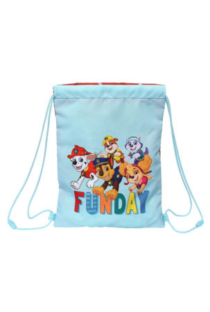 Kuprinė su virvutėmis The Paw Patrol Funday Raudona Šviesiai mėlyna (26 x 34 x 1 cm)