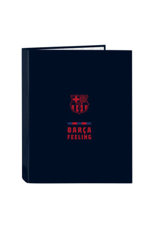 Žiedinis segtuvas F.C. Barcelona Tamsiai mėlyna A4 (26.5 x 33 x 4 cm)