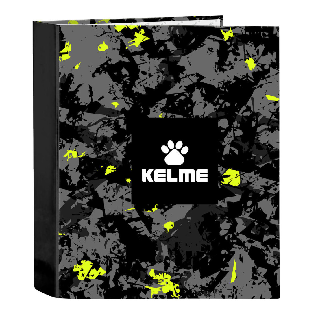 Žiedinis segtuvas Kelme Jungle Juoda Pilka Lima A4 (27 x 33 x 6 cm)