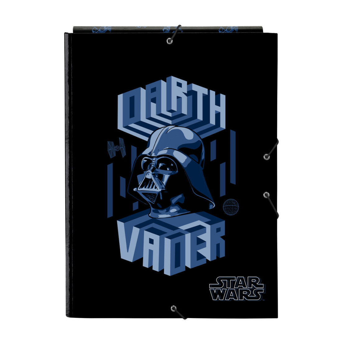 Papkė su skyriais Star Wars Digital escape Juoda A4