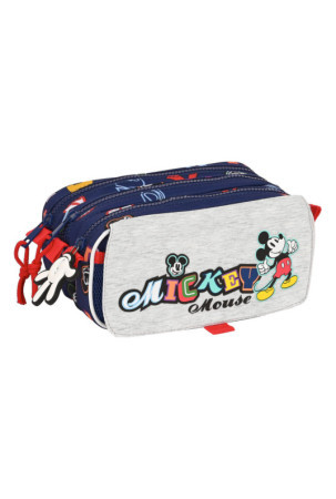 Trigubas penalas Mickey Mouse Clubhouse Only one Tamsiai mėlyna (21,5 x 10 x 8 cm)