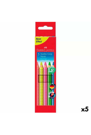 Spalvoti pieštukai Faber-Castell Neonas Spalvotas (5 vnt.)