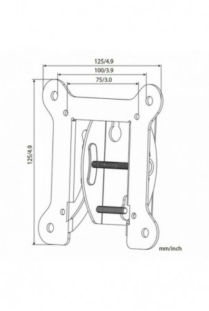 TV laikiklis Haeger WB-T27.020A 13" - 27"