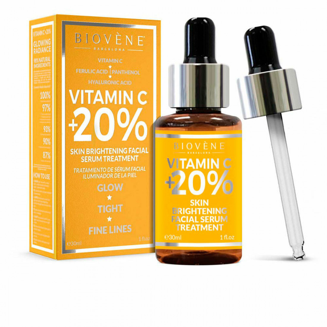 Apšviečiantis serumas Biovène Vitamin C Vitaminas C 30 ml