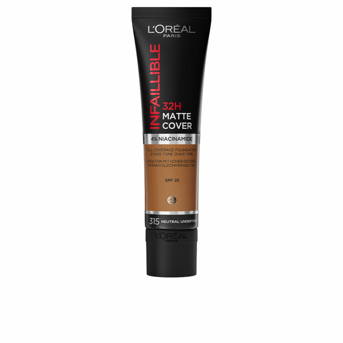 Skystas makiažo pagrindas L'Oreal Make Up Infalible 32H Matte Cover Nº 315 neutral undertone Spf 25