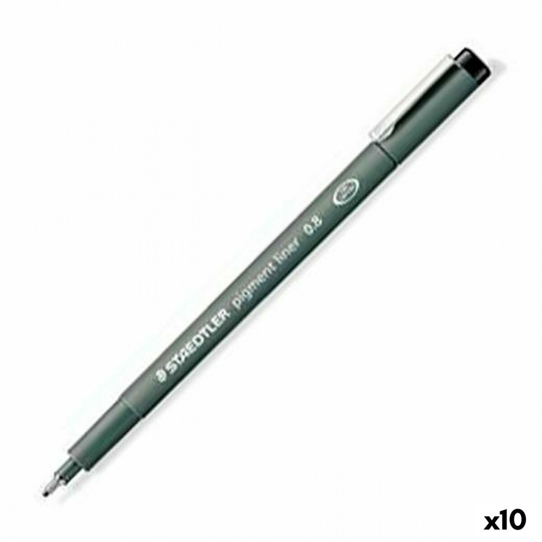 Fetras Staedtler Pigment Line Juoda (10 vnt.)