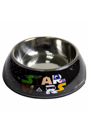 Šunų maisto indas Star Wars Melaminas 180 ml Juoda Metalinis