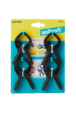 Spaustukas Wolfcraft microfix 4 vnt.