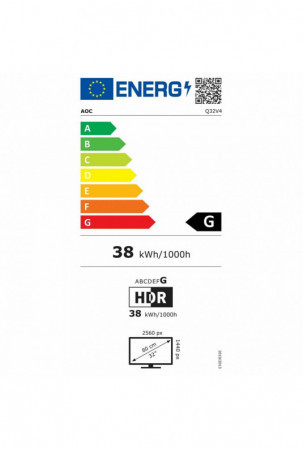 Monitorius AOC Q32V4    32" QHD IPS 75 Hz