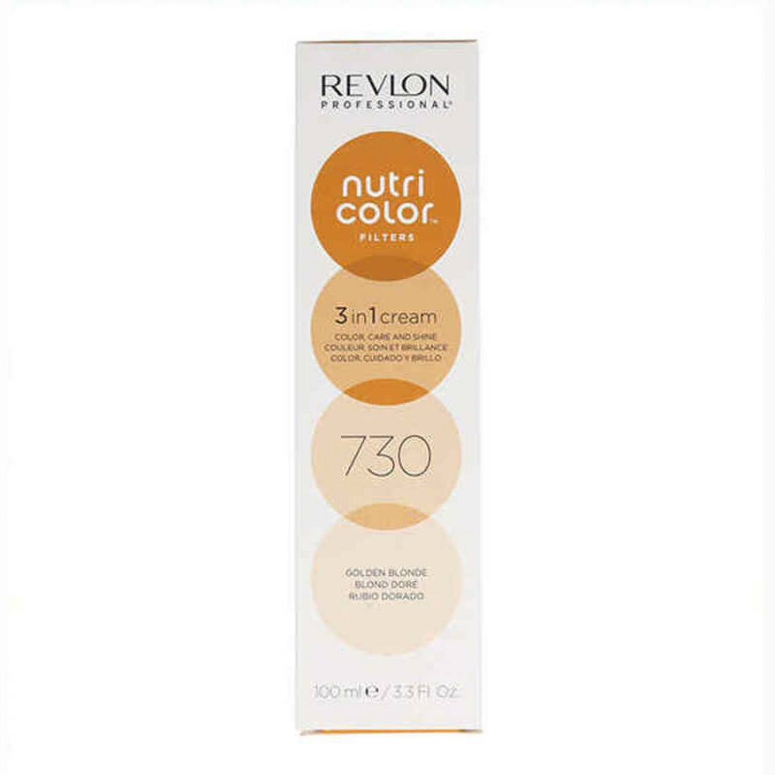 Plaukų kaukė Nutri Color Filters 730 Revlon Auksiniai šviesūs (100 ml)