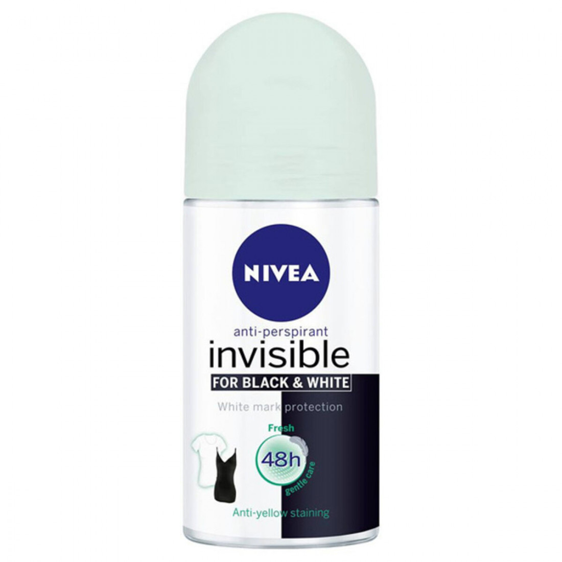 Rutulinis doedorantas Black & White Invisible Fresh Nivea (50 ml)