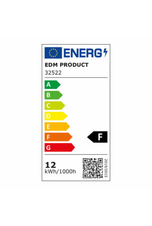 LED Flush montavimo lubų šviesos sienos šviesos EDM F 12 W 840 lm (6400 K)