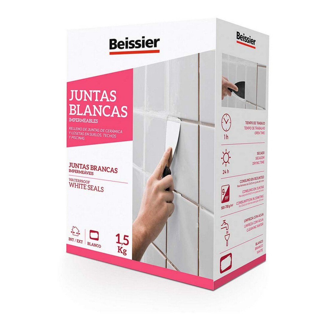 Glaistas Beissier 70162-002 Nepralaidus Sąnariai Balta 1,5 Kg