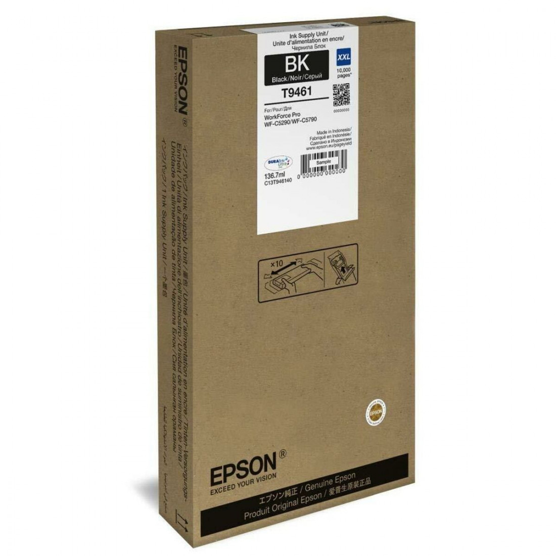 Originali rašalo kasetė Epson C13T946140 Juoda Skaidrus