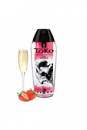 Toko tepimo braškė ir šampanas Shunga 8407400 165 ml Braškė