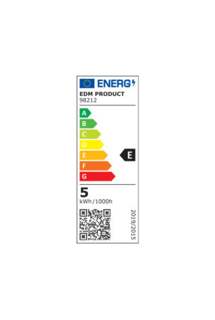 LED lemputė EDM E 5 W G9 575 Lm Ø 1,43 x 6,45 cm (6400 K)