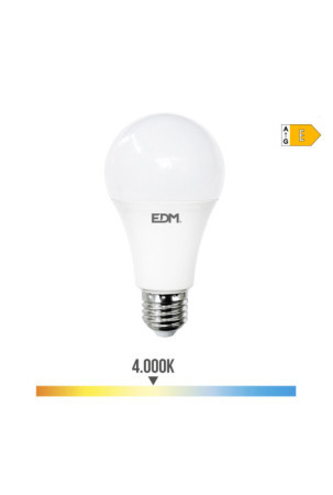 LED lemputė EDM E 24 W E27 2700 lm Ø 7 x 13,6 cm (4000 K)