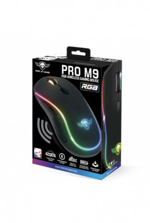 Pelė Spirit of Gamer Pro M9 RGB Juoda