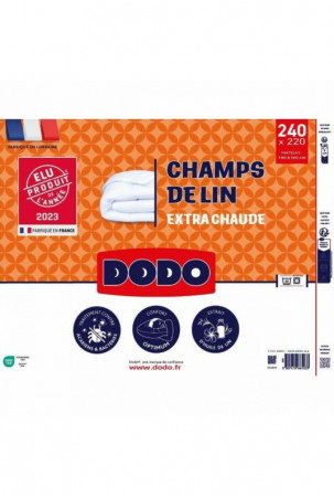 Antklodė DODO Champs de Lin Balta 450 g/m² 220 x 240 cm (Dvigulė lova)