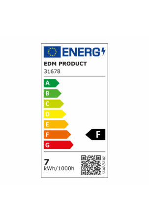 Pailgas LED EDM 31678 A F 7 W 480 Lm LED (6400 K)