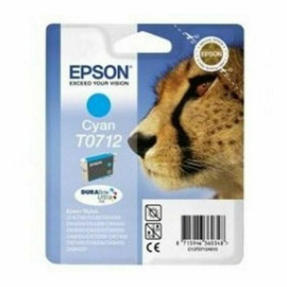 Originali rašalo kasetė Epson T0712 Ciano