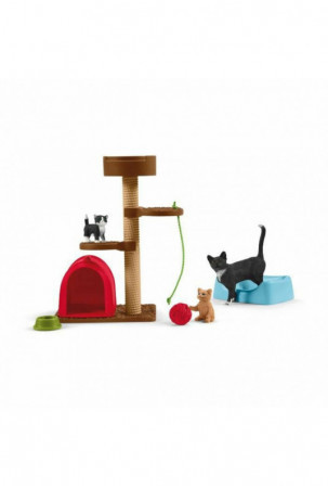 gyvūnai Schleich Playtime for cute cats Plastmasinis Kačių