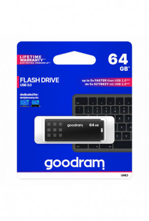 USB atmintukas GoodRam UME3 Juoda 64 GB