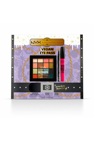 Makiažo Rinkinys NYX Vegan Eye Pass Limited Edition Ribotas leidimas 3 Dalys