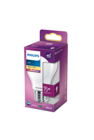 LED lemputė Philips ø 6,6 x 10,4 cm E 8,5 W E27 1055 lm Ø 6 x 10,4 cm (2700 K)