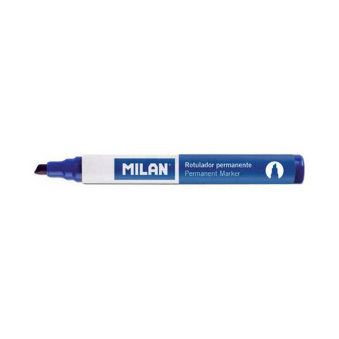 Nuolatinis žymeklis Milan Mėlyna PVC 12 vnt. (Ø 4 mm)