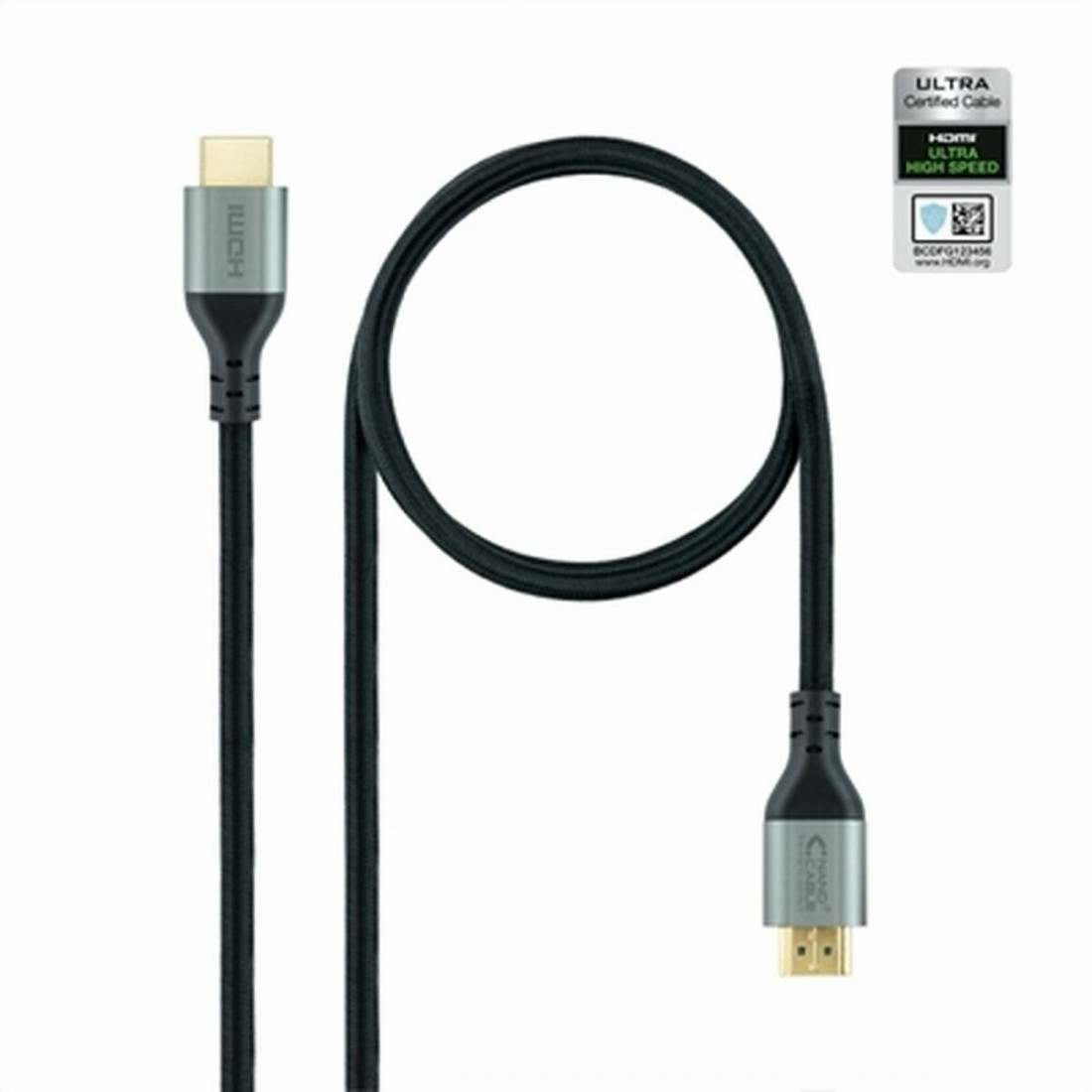 HDMI kabelis NANOCABLE 10.15.8101 1 m Juoda