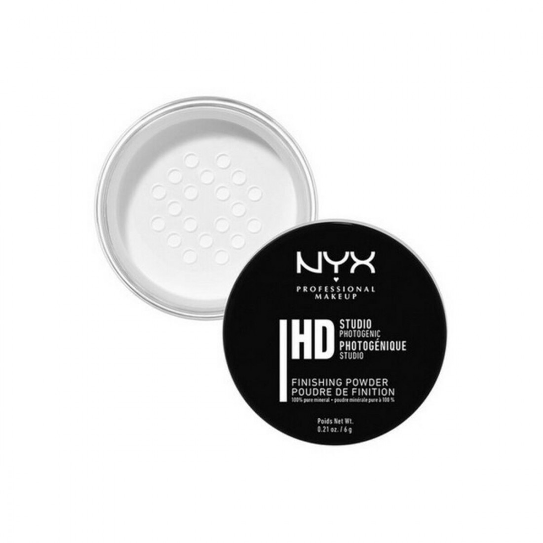 Pudra makiažo taisymui HD Studio Photogenic NYX SFP01 (6 g) Skaidrus 6 g