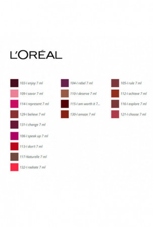 Lūpų dažai Rouge Signature L'Oreal Make Up (7 ml) 7 ml