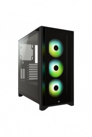 ATX pusiau bokšto tipo korpusas Corsair iCUE 4000X RGB Juoda