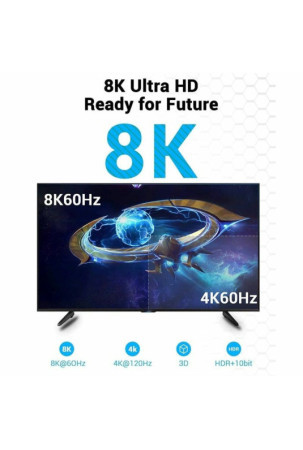 HDMI kabelis Vention AANBH 2 m Juoda