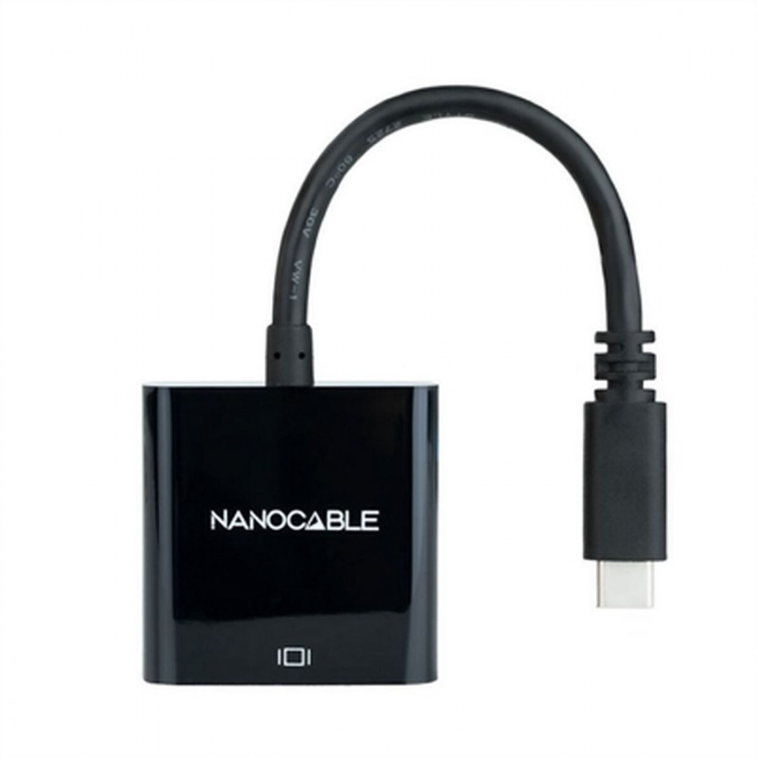 USB-C – HDMI adapteris NANOCABLE 10.16.4102-BK Juoda 4K Ultra HD (1 vnt.)